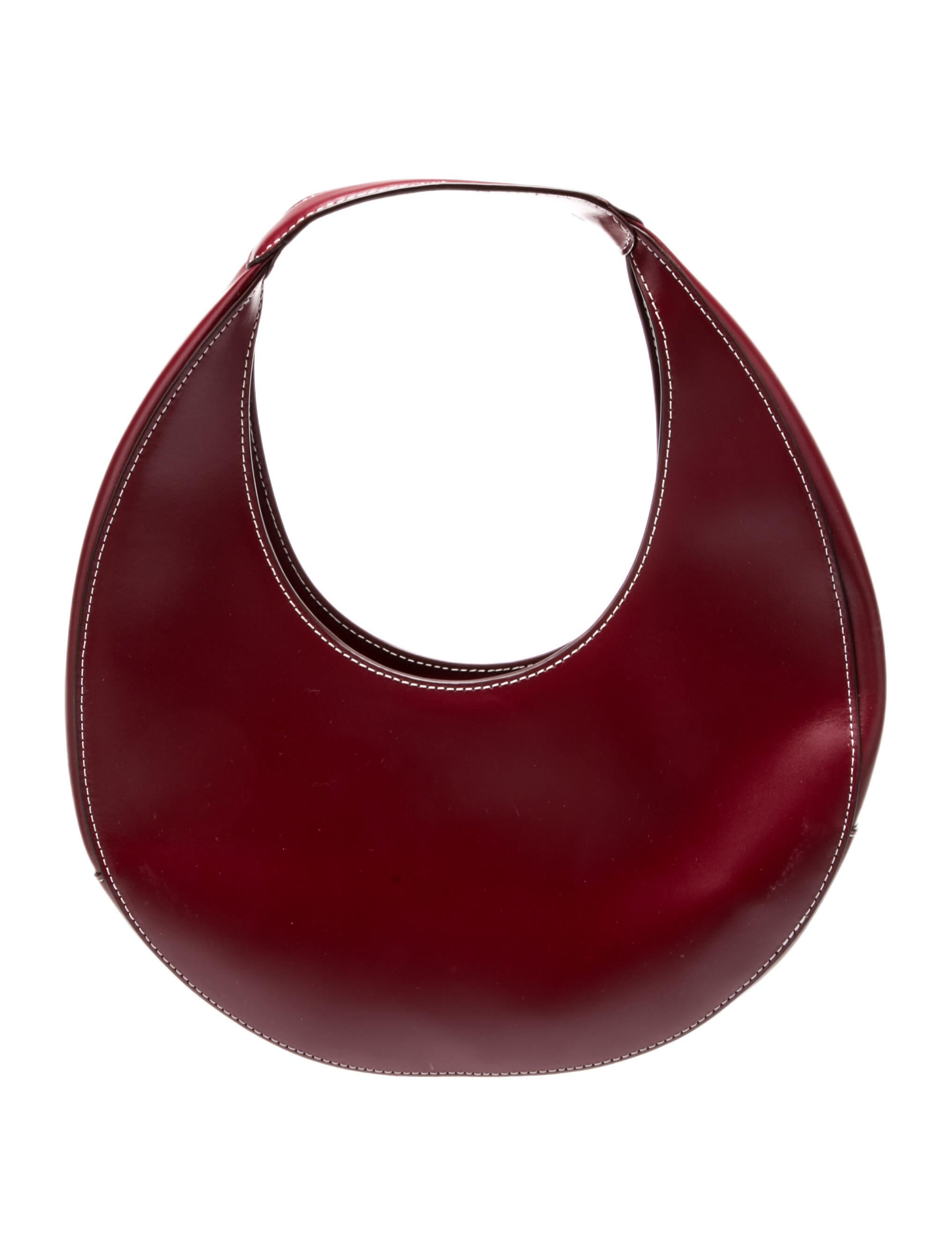 Staud Leather Shoulder Bag - Black Shoulder Bags, Handbags