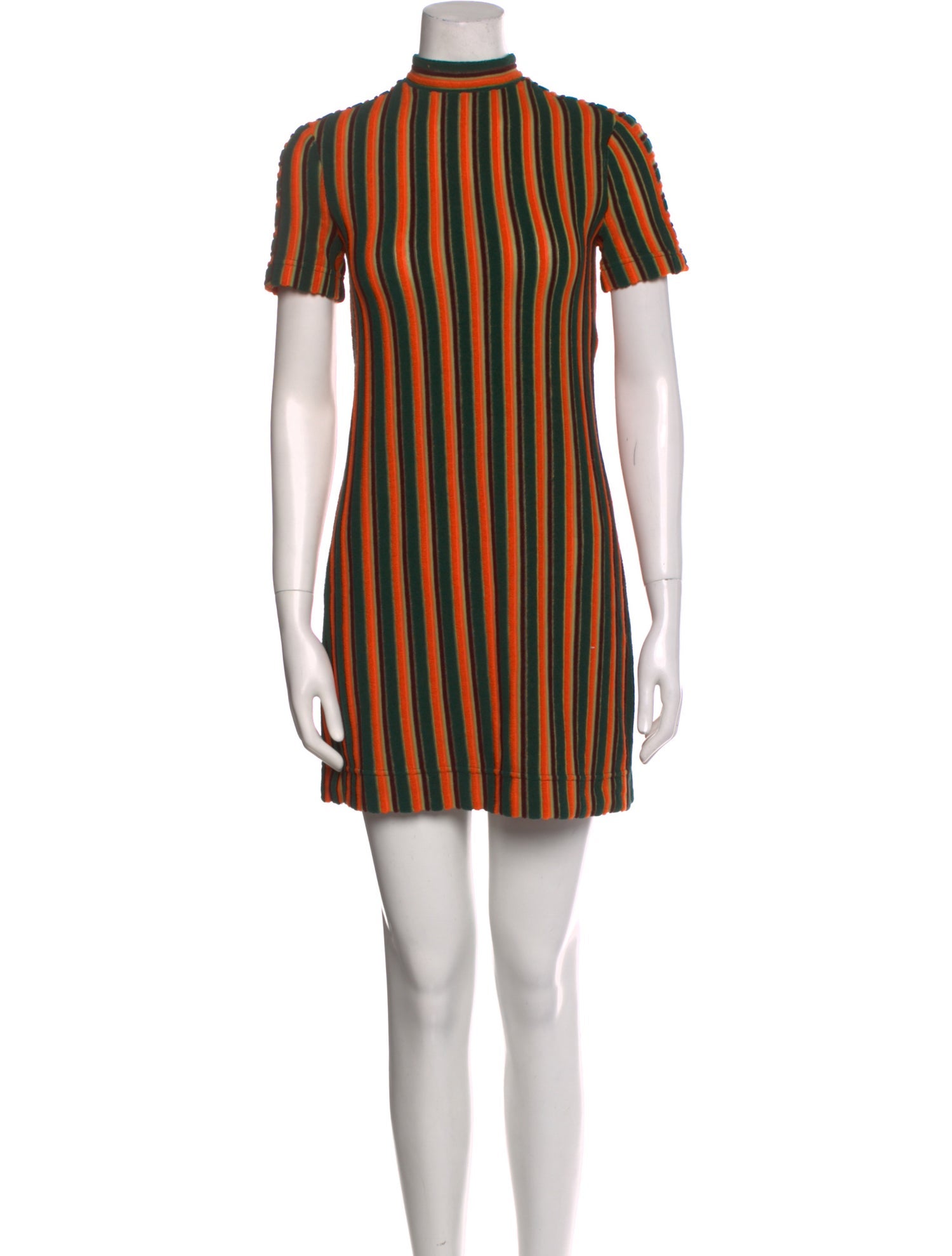 Staud Striped Mini Dress