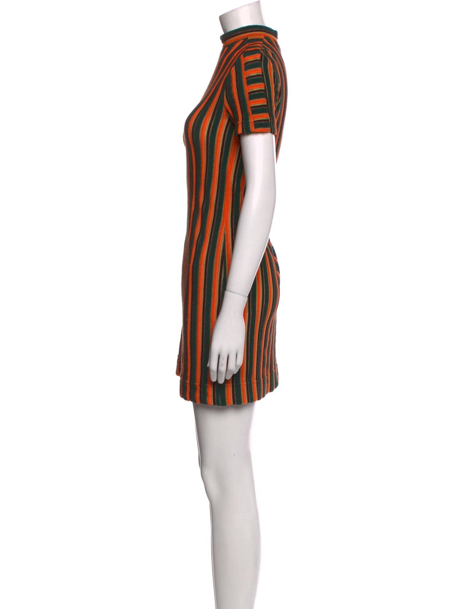 Staud Striped Mini Dress
