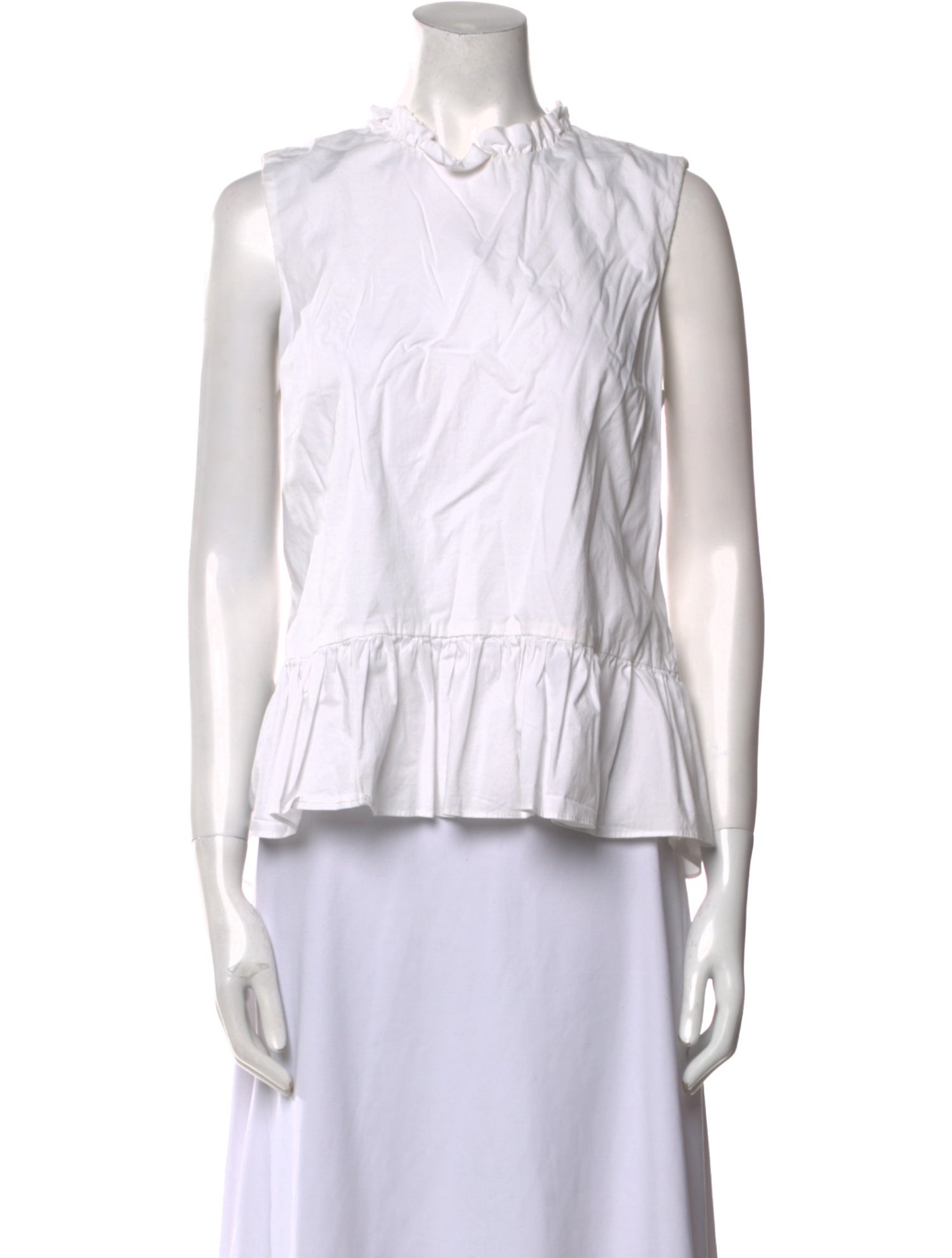 Staud Mock Neck Sleeveless Top