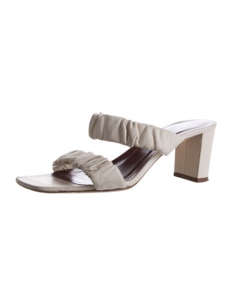 Staud Leather Slides