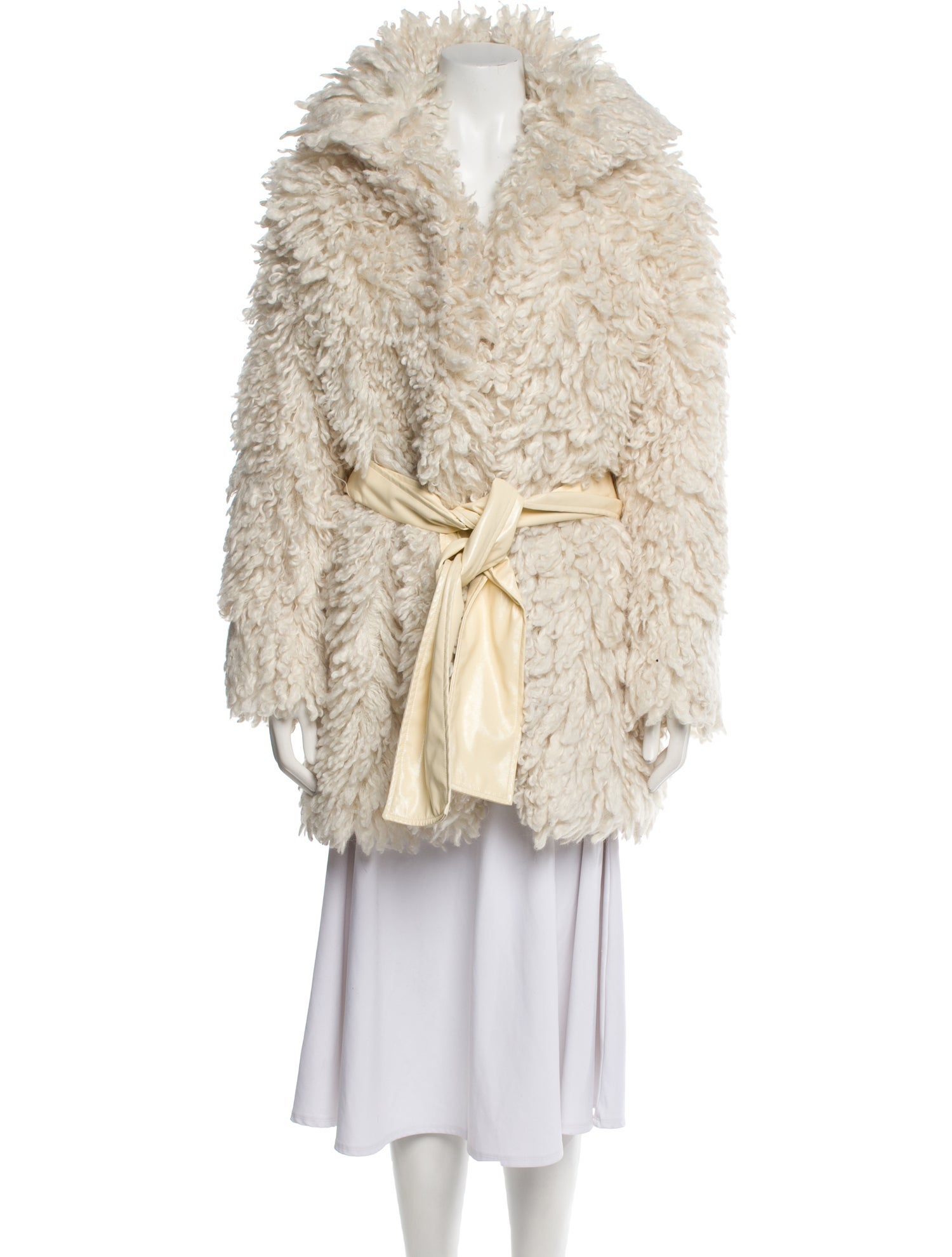 Staud Faux Fur Coat