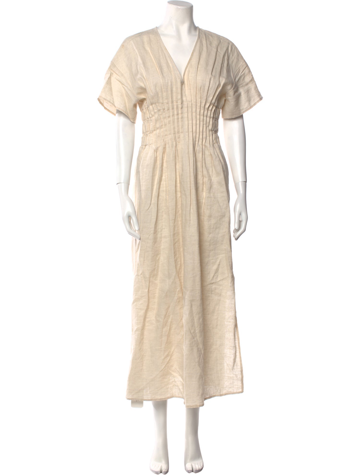 Staud Linen Long Dress