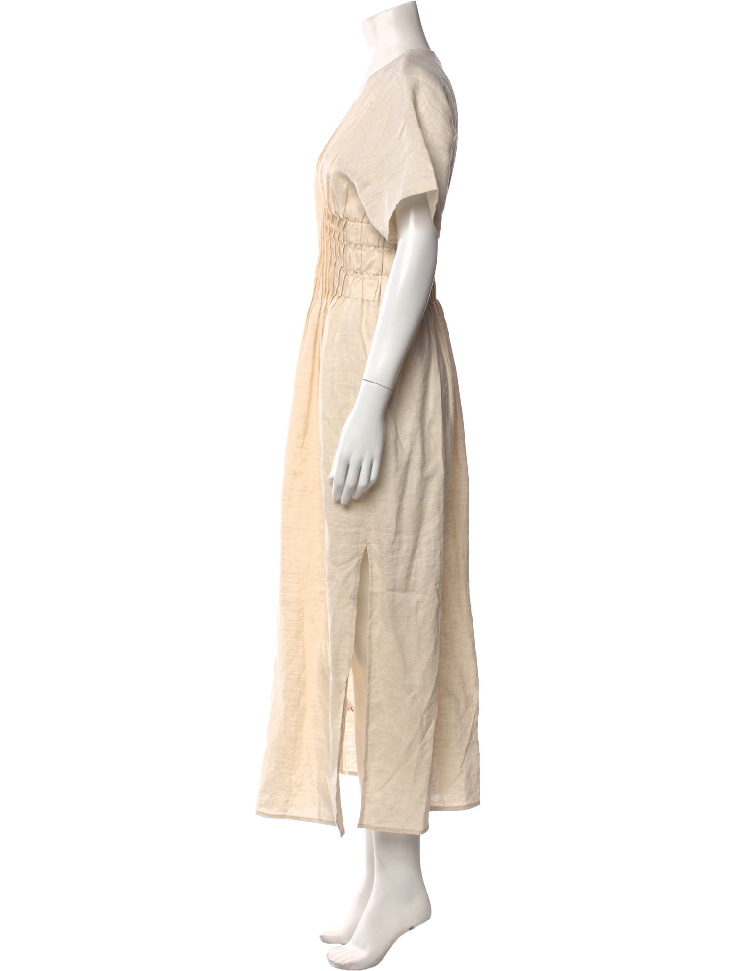 Staud Linen Long Dress