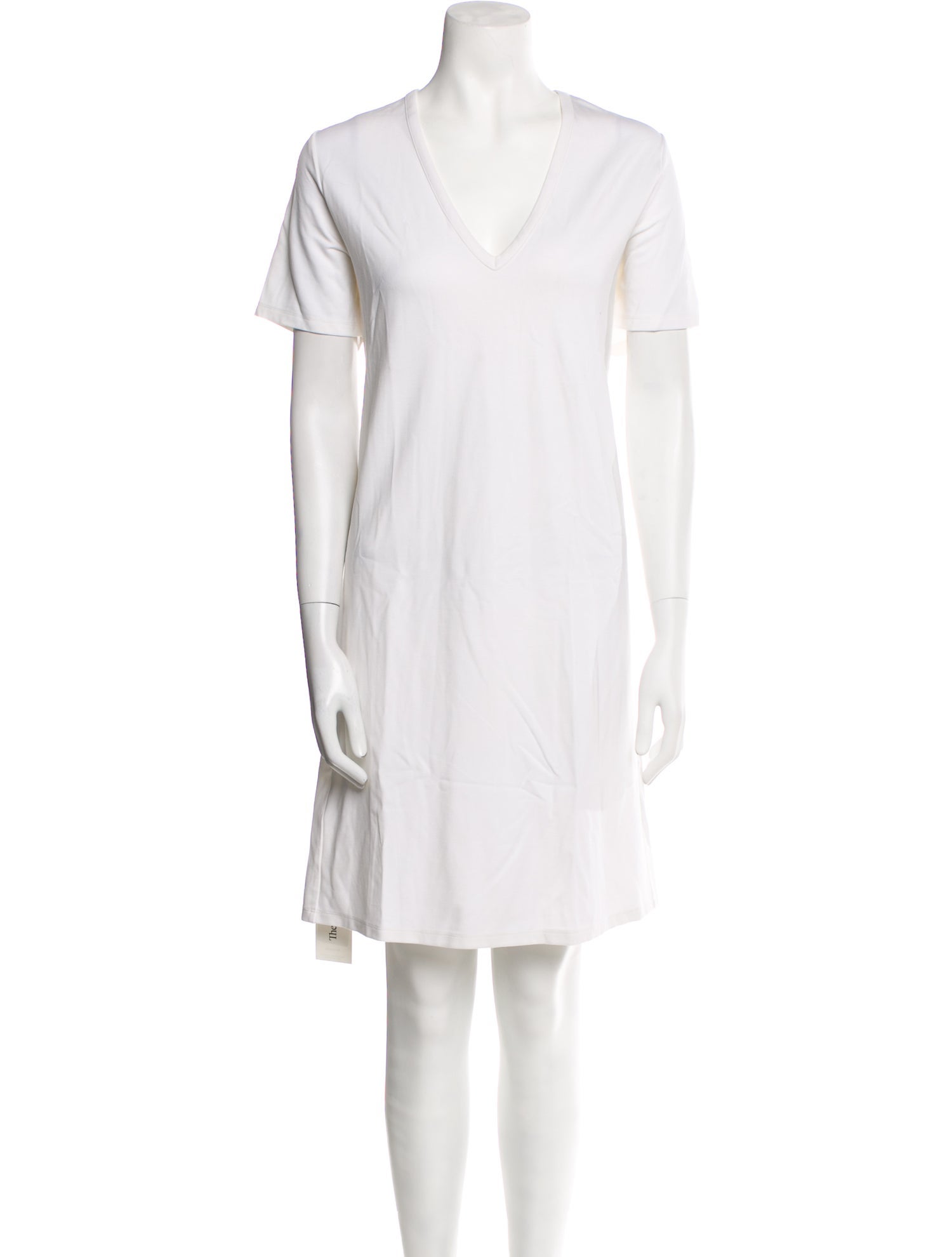 Staud V-Neck Knee-Length Dress