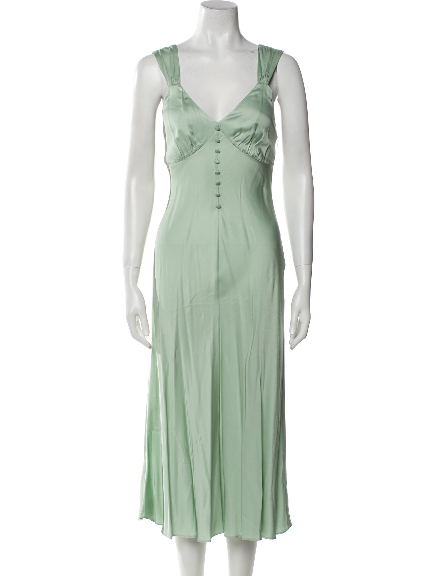 Staud Square Neckline Long Dress