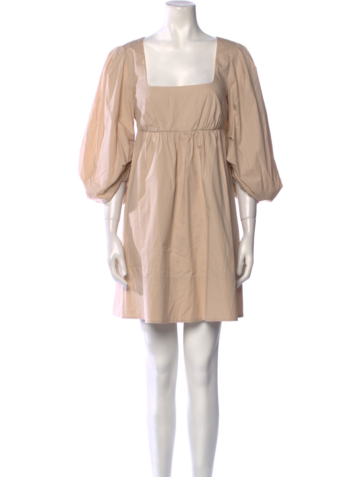 Staud Square Neckline Mini Dress