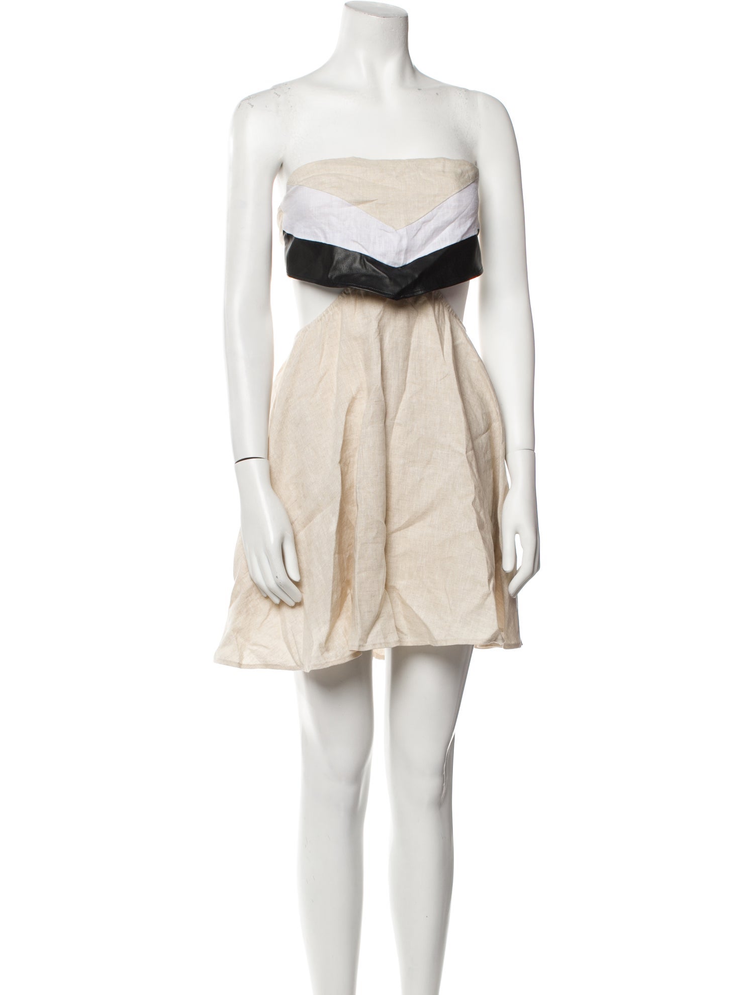 Staud Linen Mini Dress