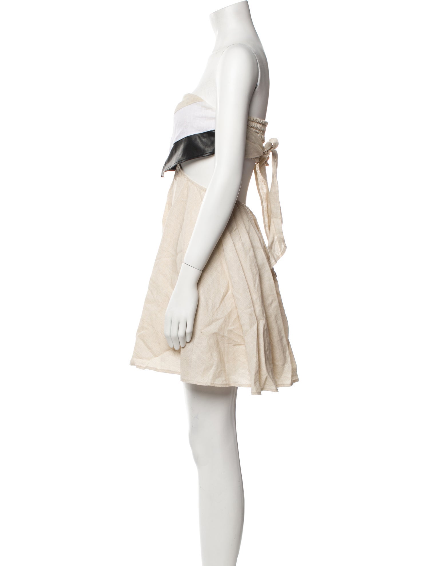 Staud Linen Mini Dress