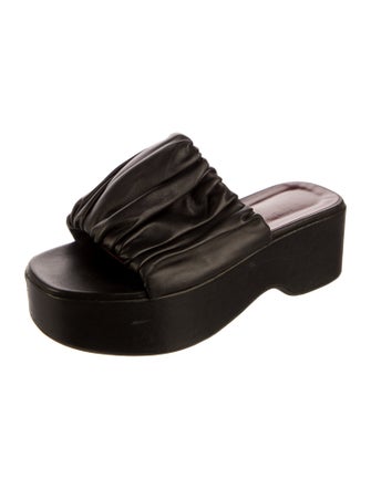 Staud Leather Slides