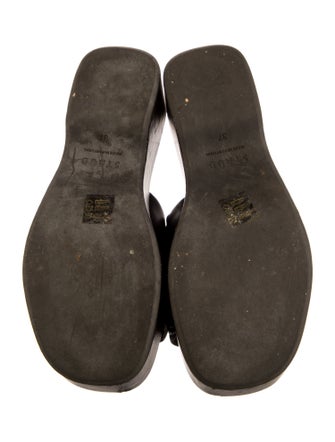 Staud Leather Slides