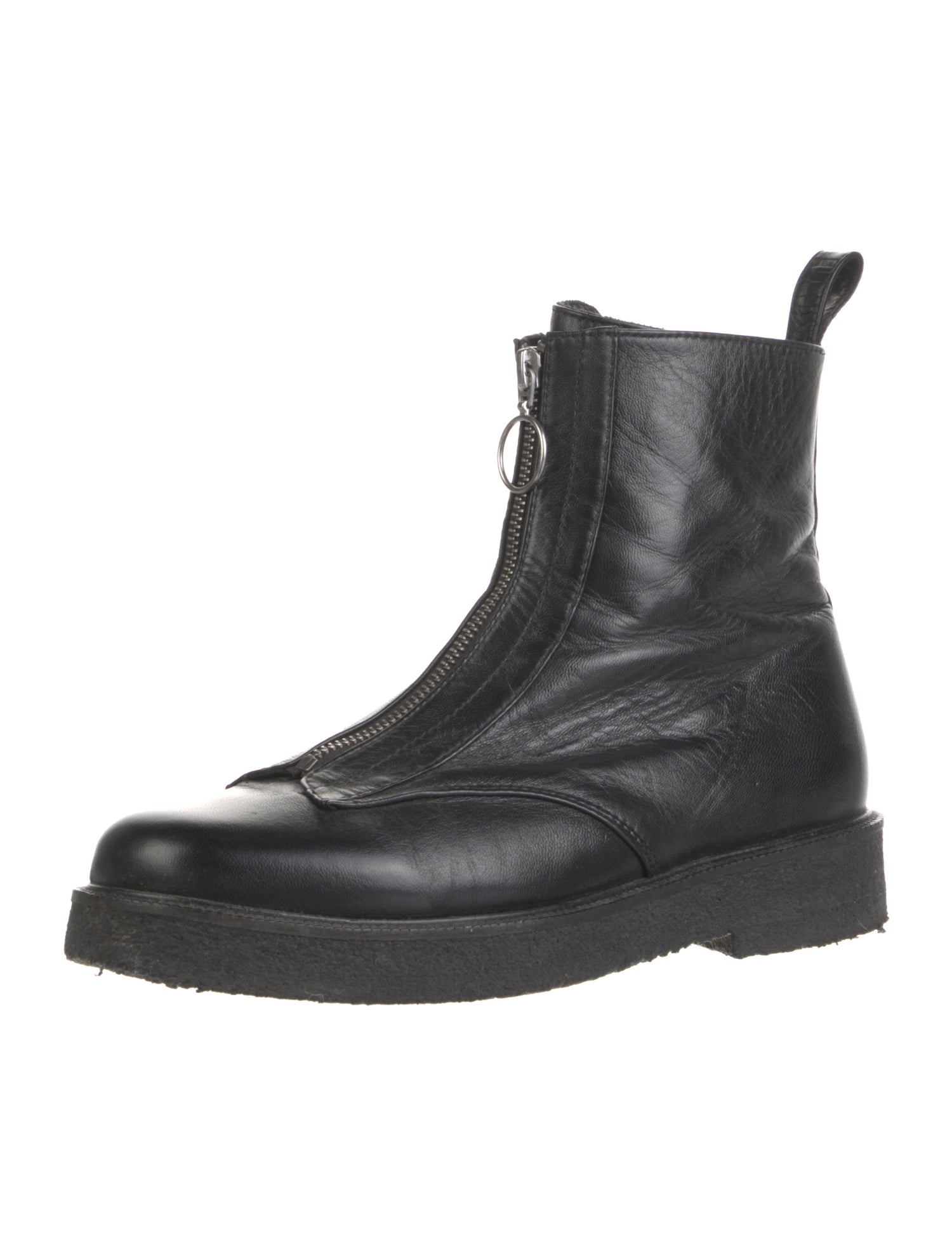 Staud Leather Combat Boots