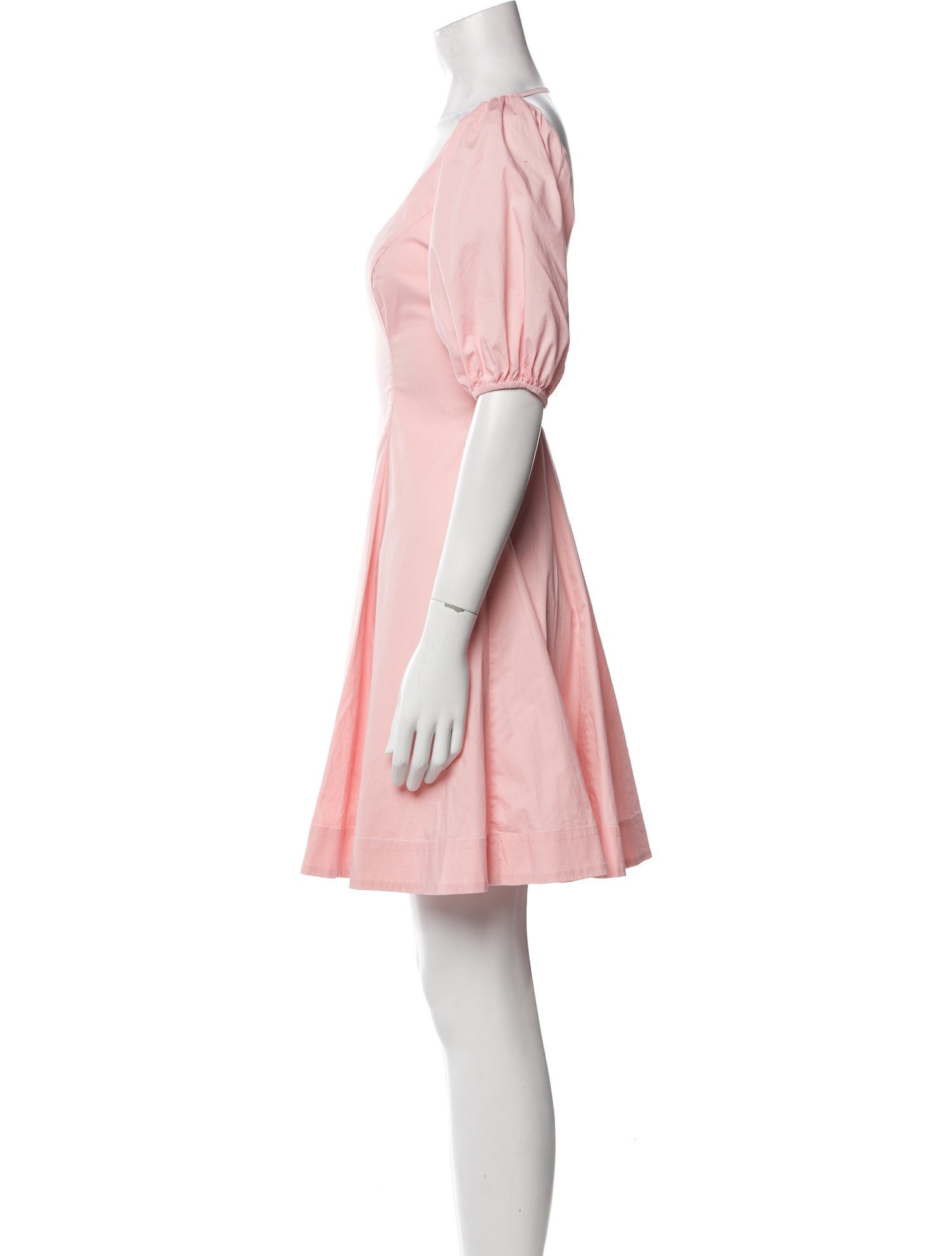 Staud Square Neckline Mini Dress