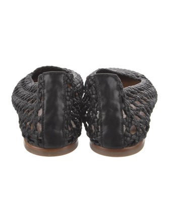 Staud Leather Cutout Accent Flats