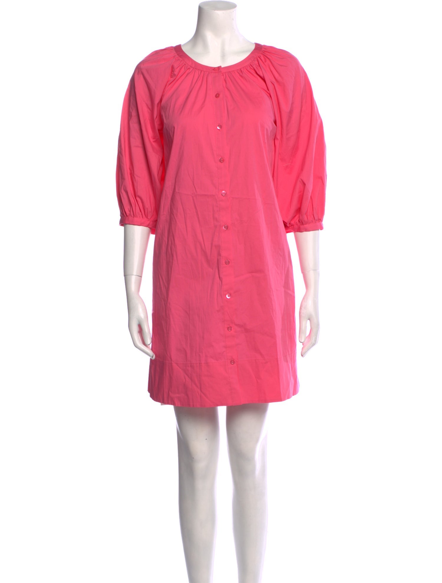 Staud Crew Neck Mini Dress