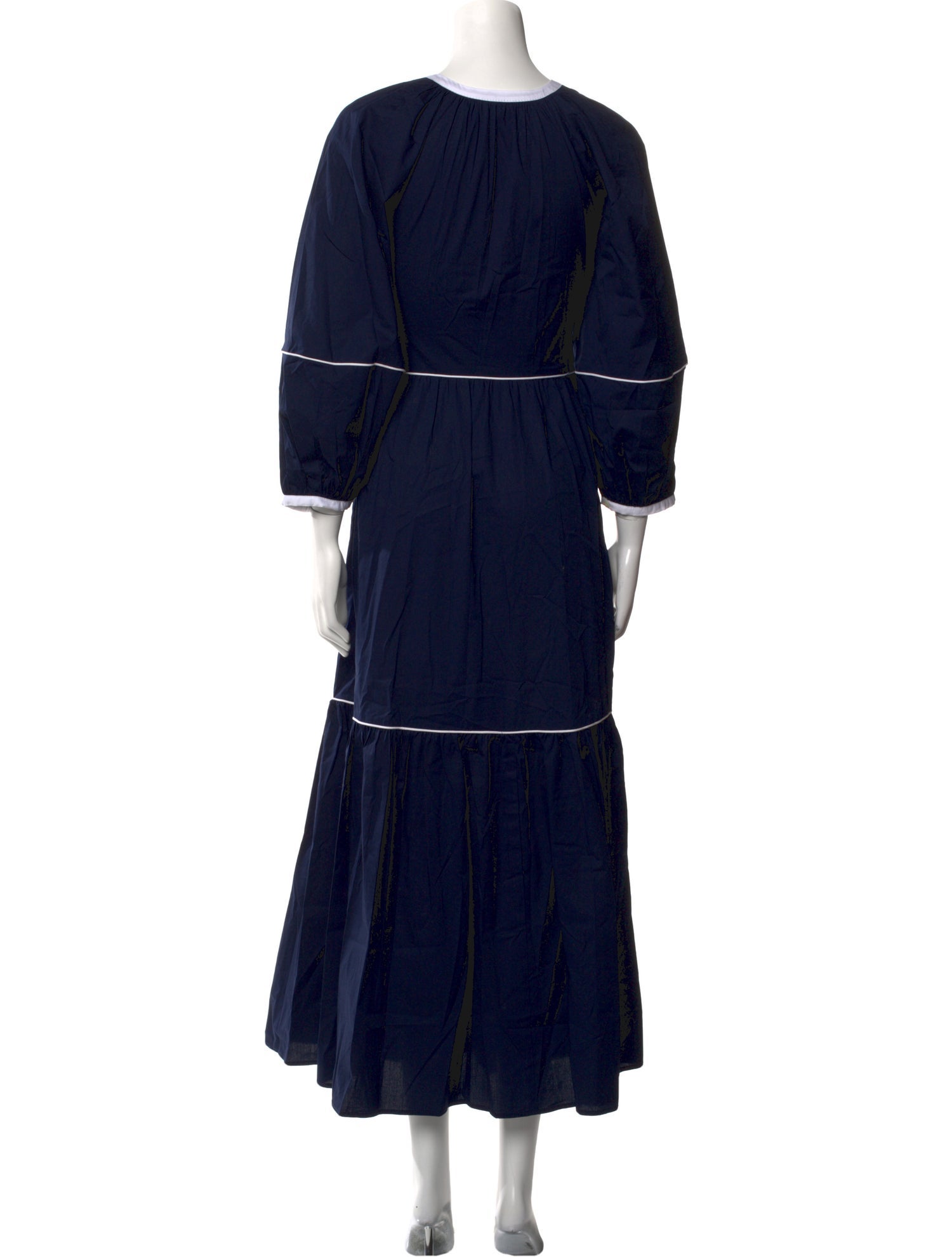 Staud Scoop Neck Long Dress