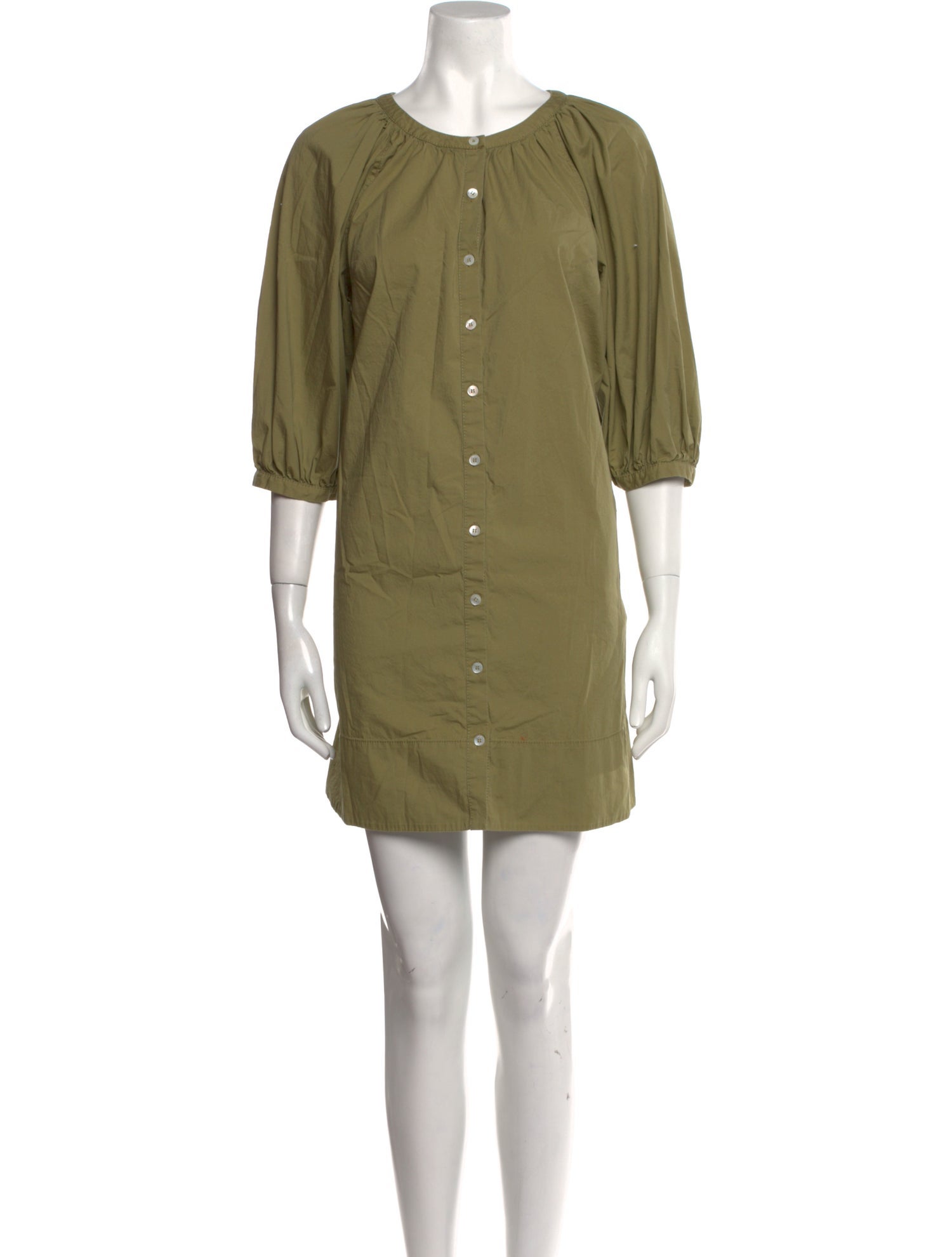 Staud Crew Neck Mini Dress