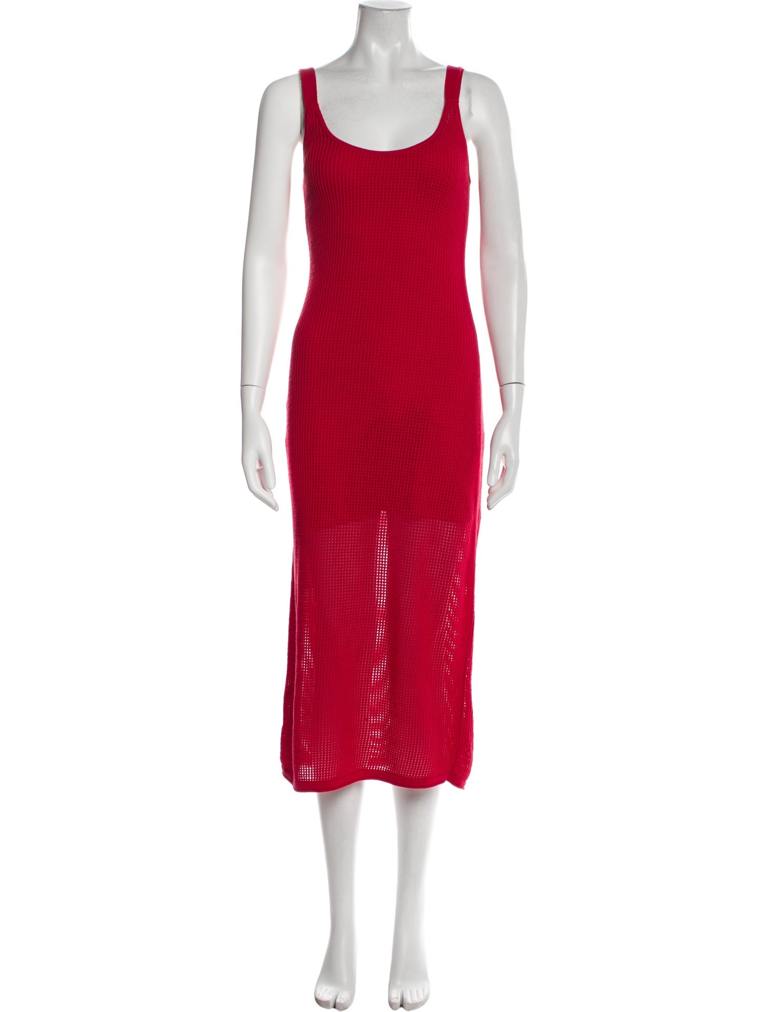 Staud Scoop Neck Long Dress