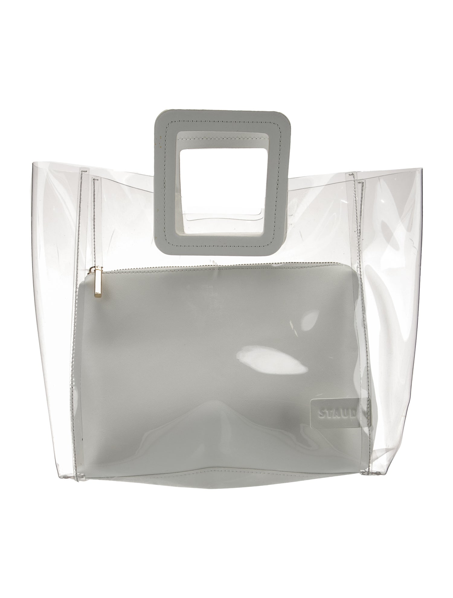 Staud PVC Top Handle Bag