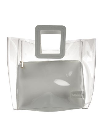 Staud PVC Top Handle Bag