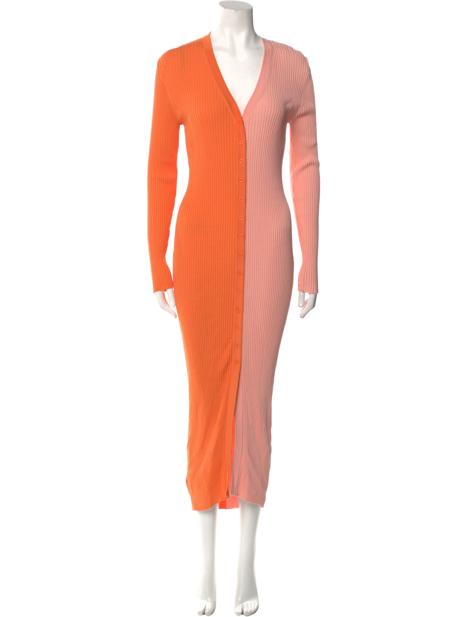 Staud Colorblock Pattern Long Dress w/ Tags