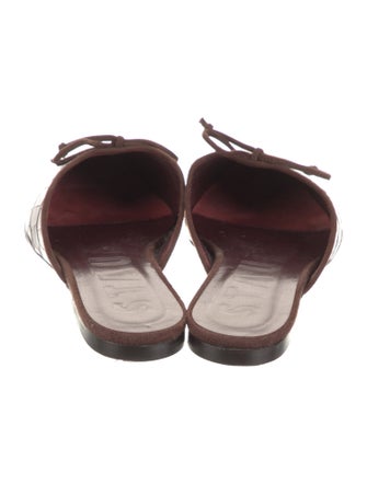 Staud Leather Patterned Mules