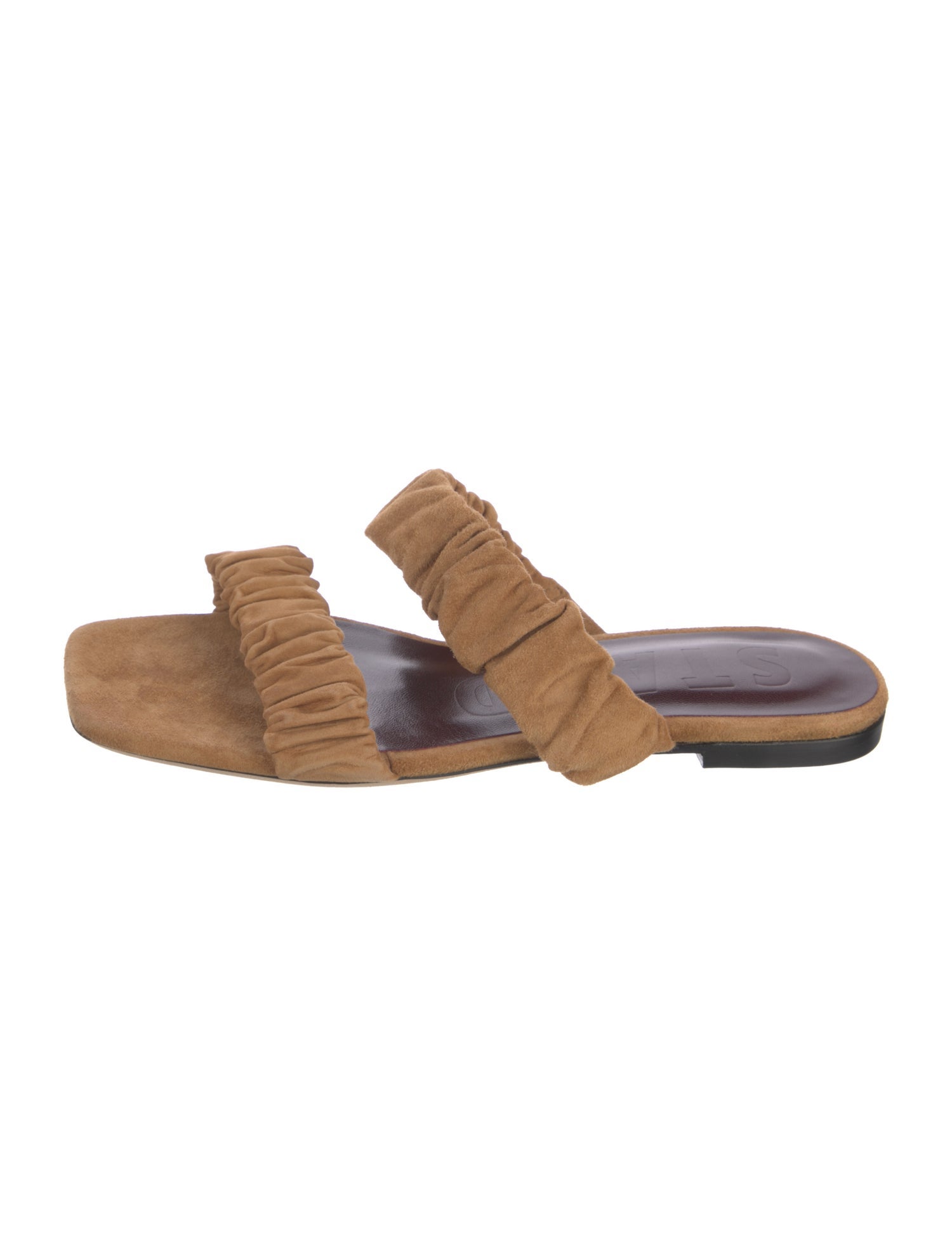 Staud Suede Slides