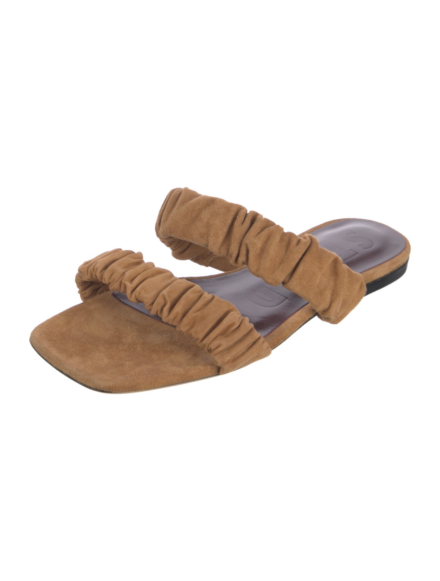 Staud Suede Slides
