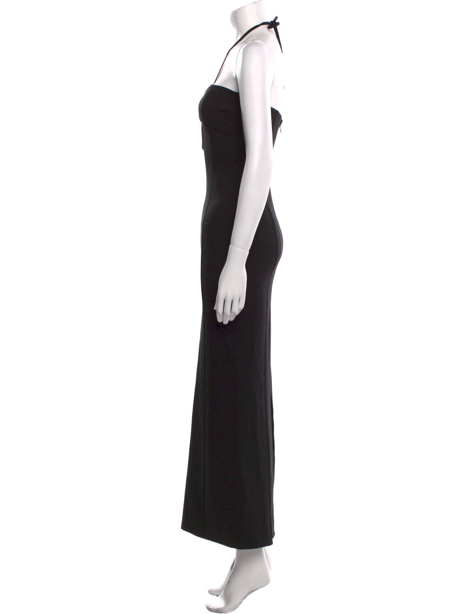 Staud Halterneck Midi Length Dress