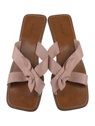 Staud Leather Slides