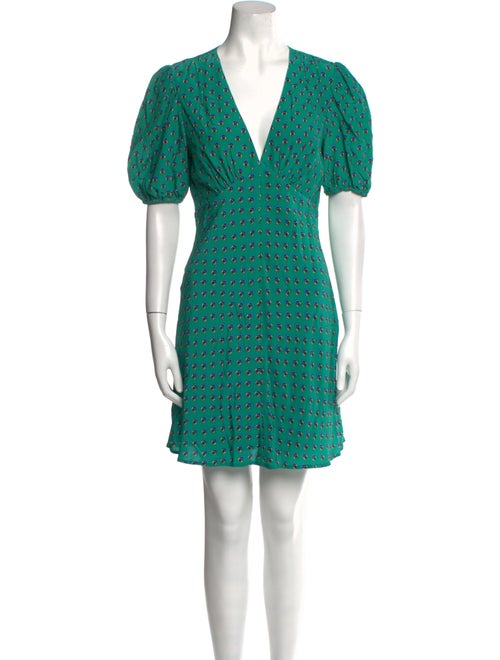 Staud Printed Mini Dress