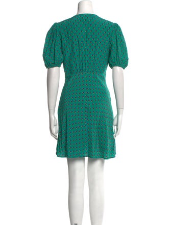 Staud Printed Mini Dress