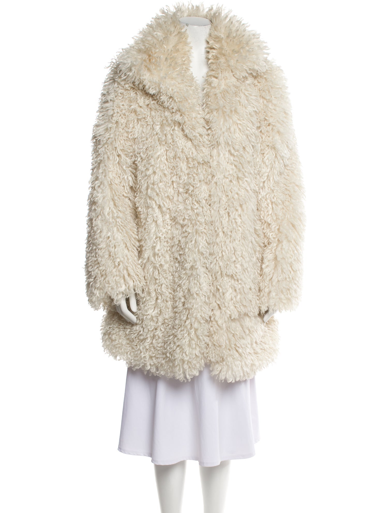 Staud Faux Fur Faux Fur Coat