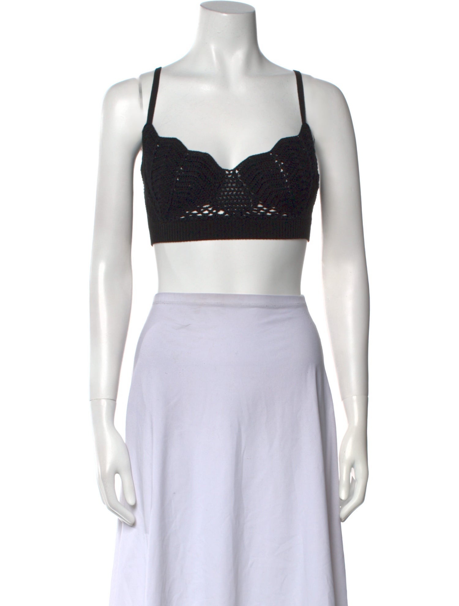 Staud Square Neckline Sleeveless Crop Top w/ Tags