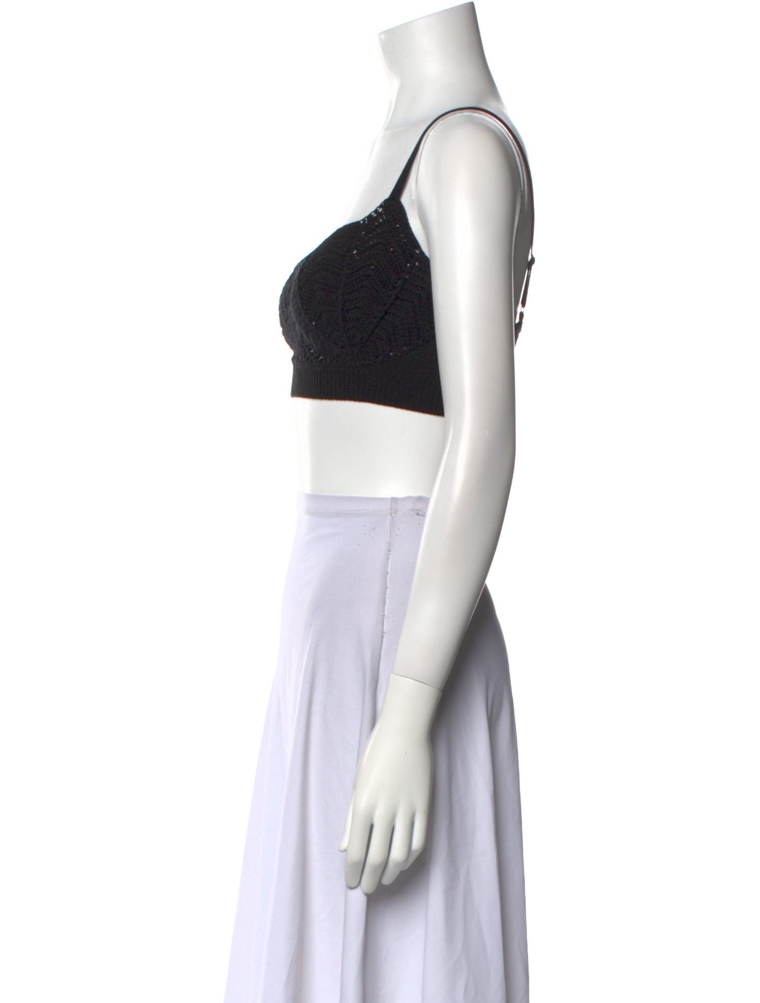 Staud Square Neckline Sleeveless Crop Top w/ Tags