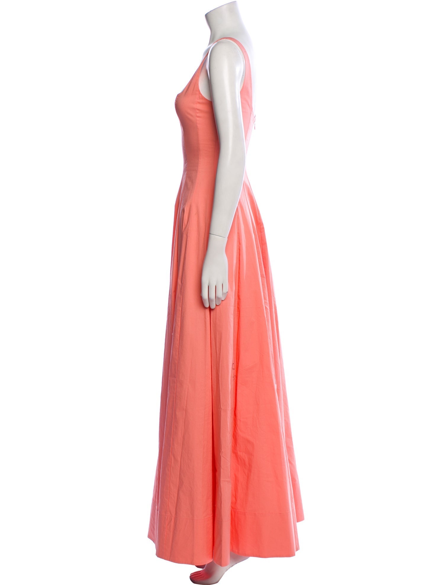 Staud Square Neckline Long Dress
