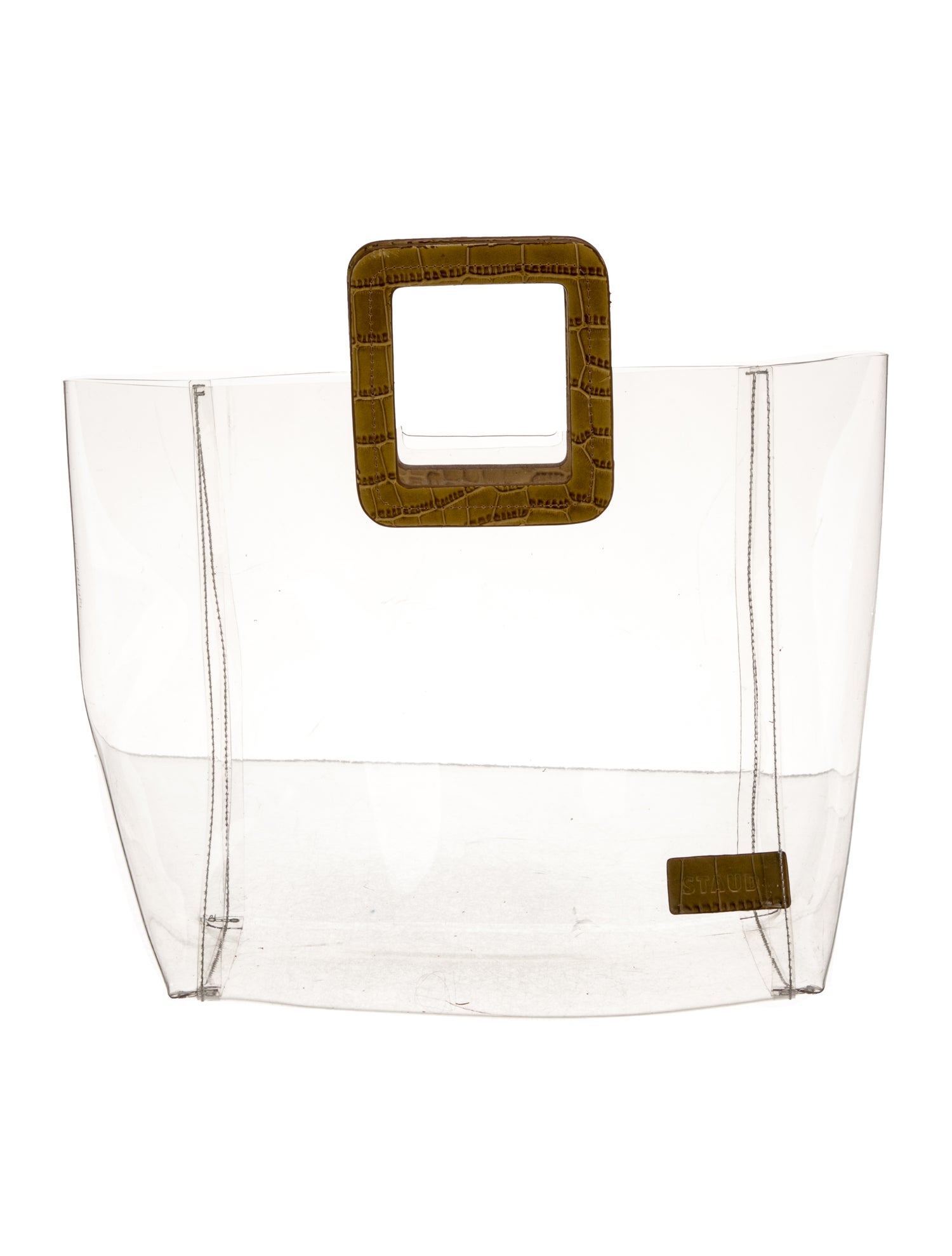 Staud PVC Top Handle Bag