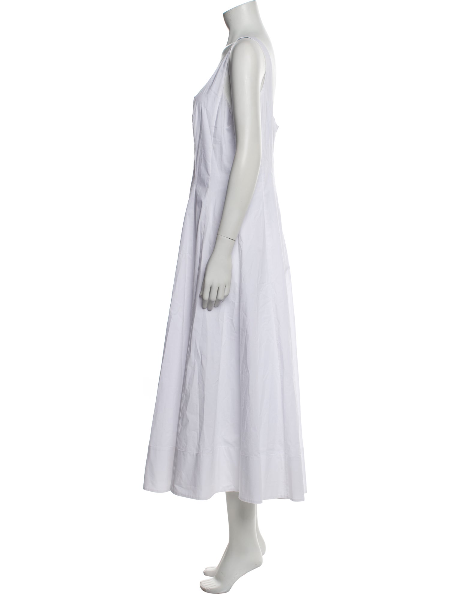 Staud Square Neckline Long Dress