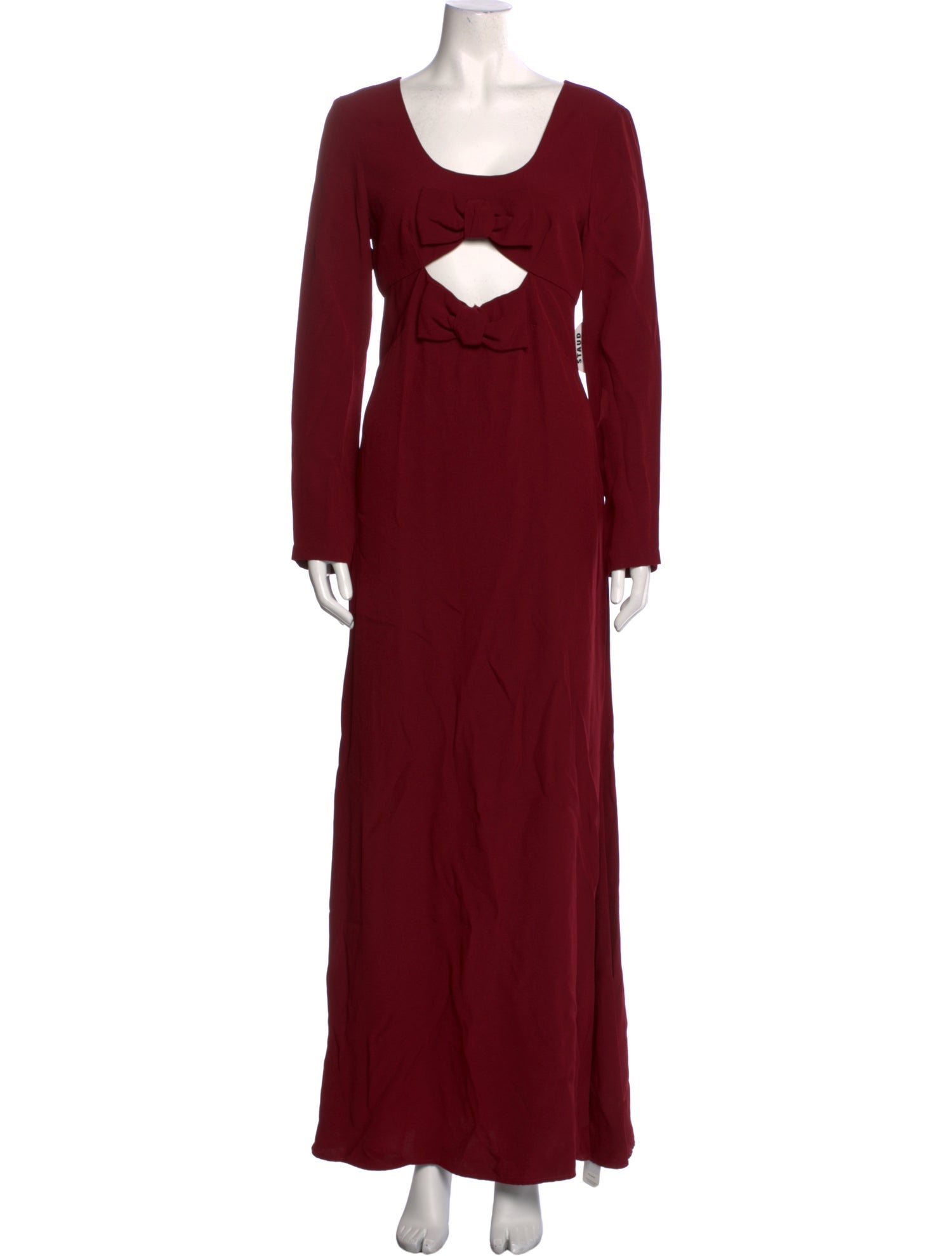 Staud Scoop Neck Long Dress