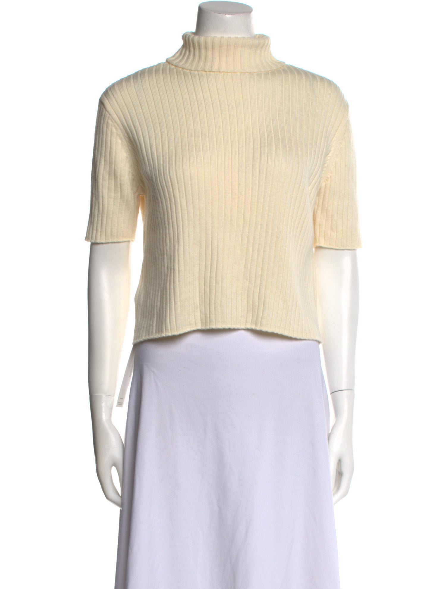 Staud Wool Mock Neck Sweater