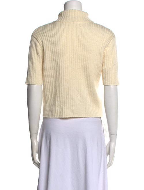 Staud Wool Mock Neck Sweater