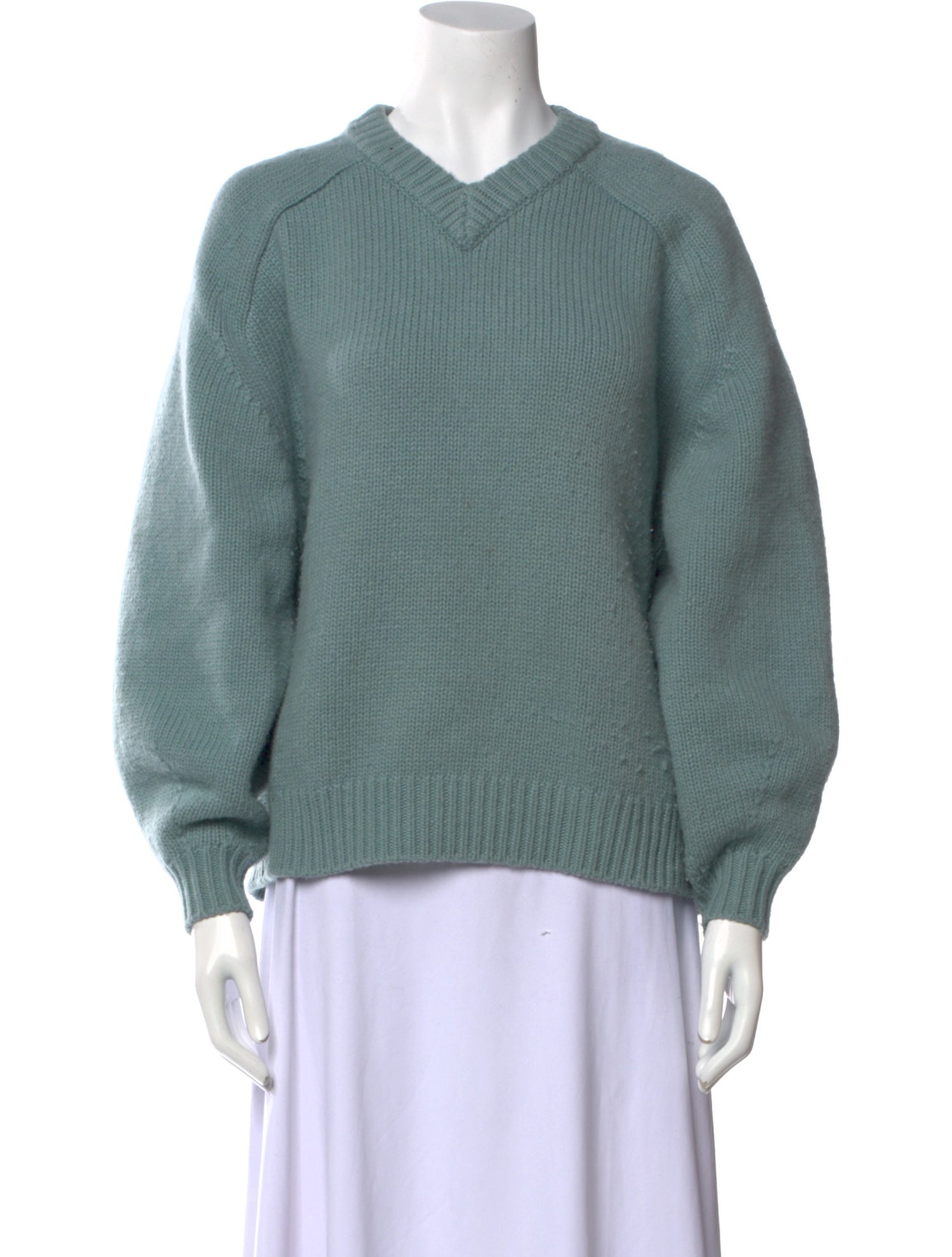 Staud Wool V-Neck Sweater