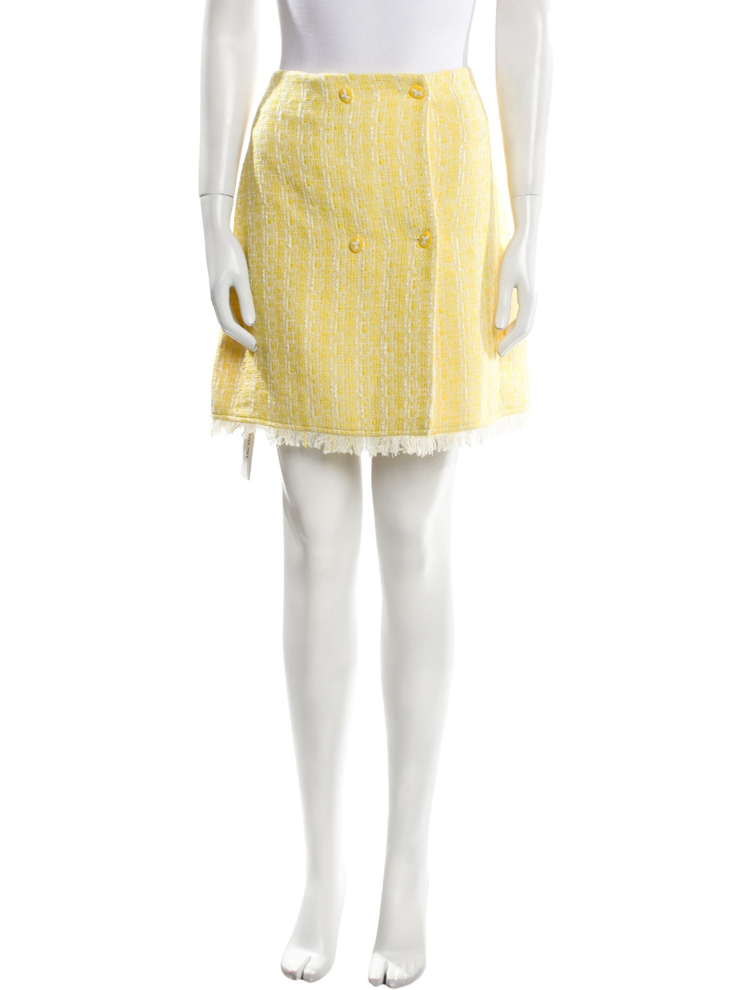 Staud Fringe Trim Accent Mini Skirt w/ Tags