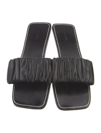Staud Leather Slides