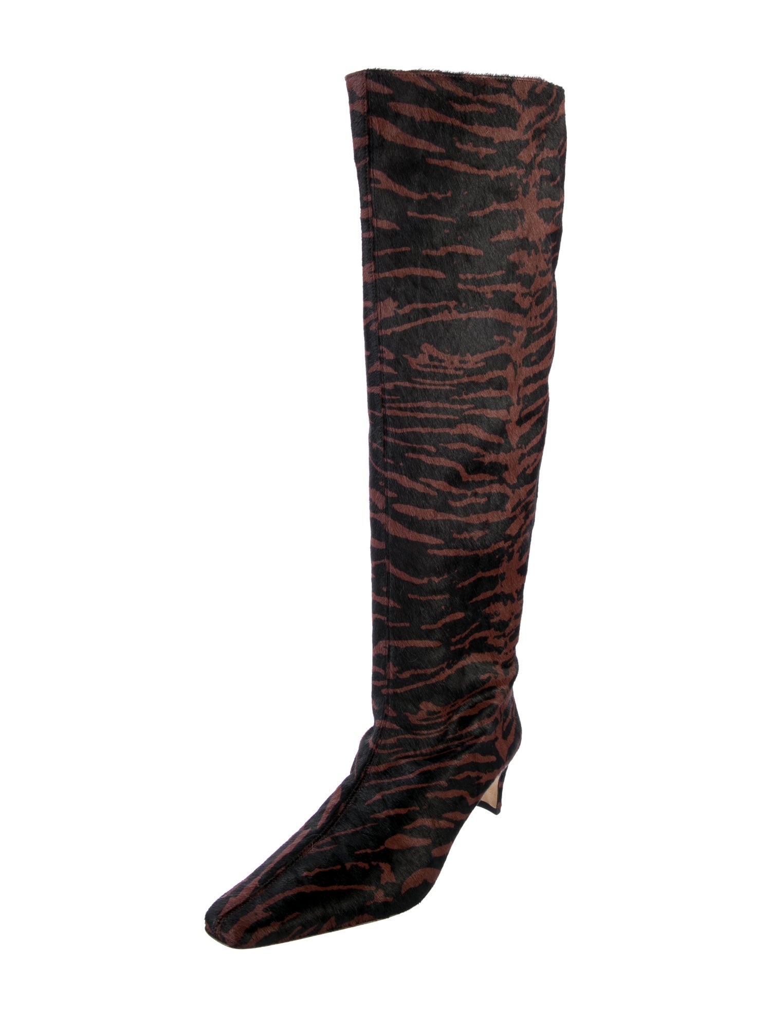 Staud Ponyhair Animal Print Boots