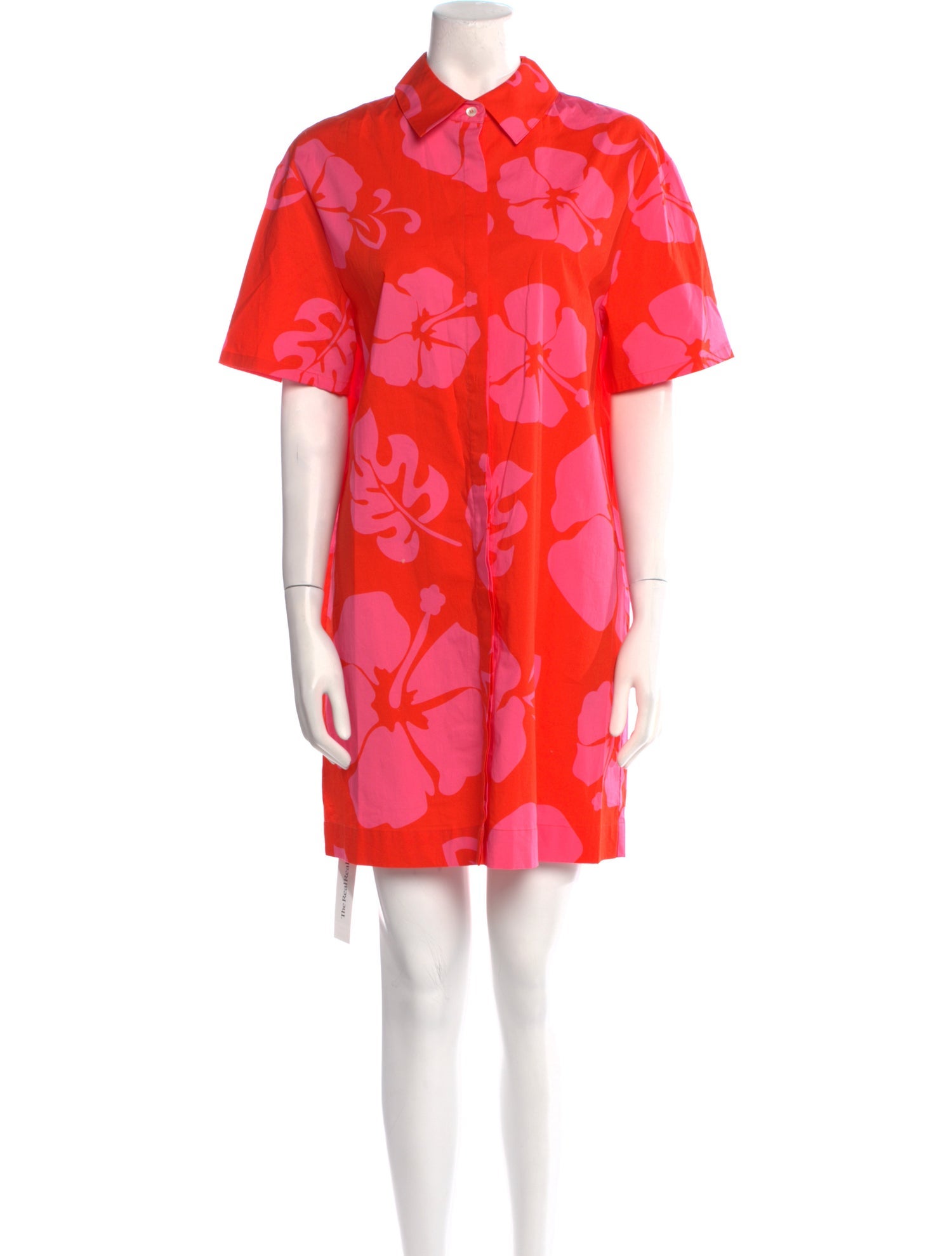 Staud Floral Print Mini Dress