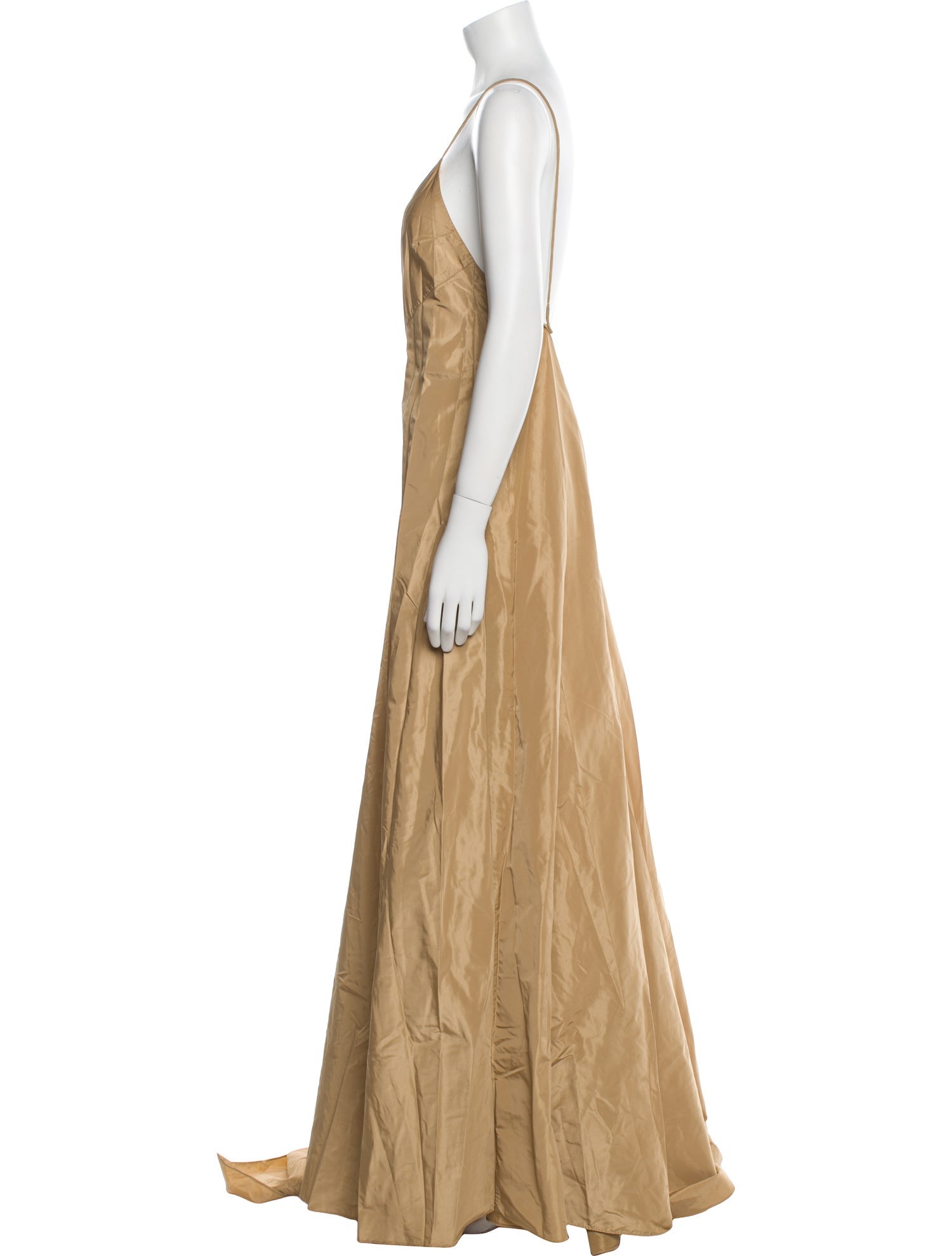 Staud V-Neck Long Dress w/ Tags