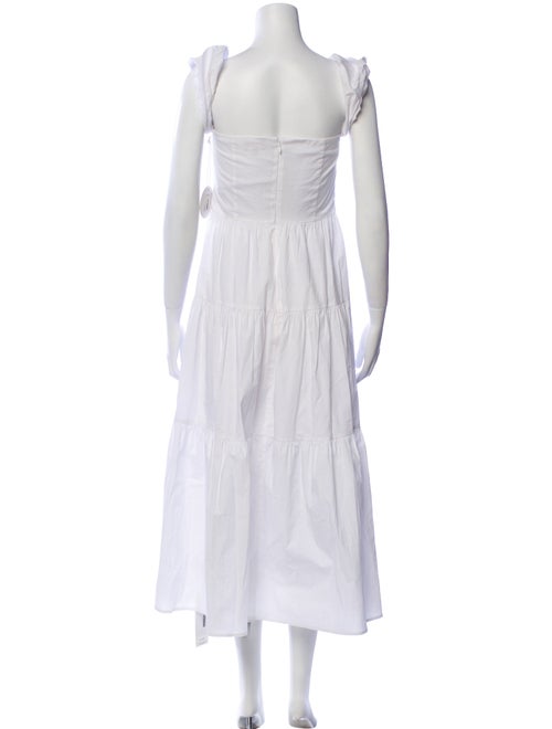 Staud Square Neckline Long Dress