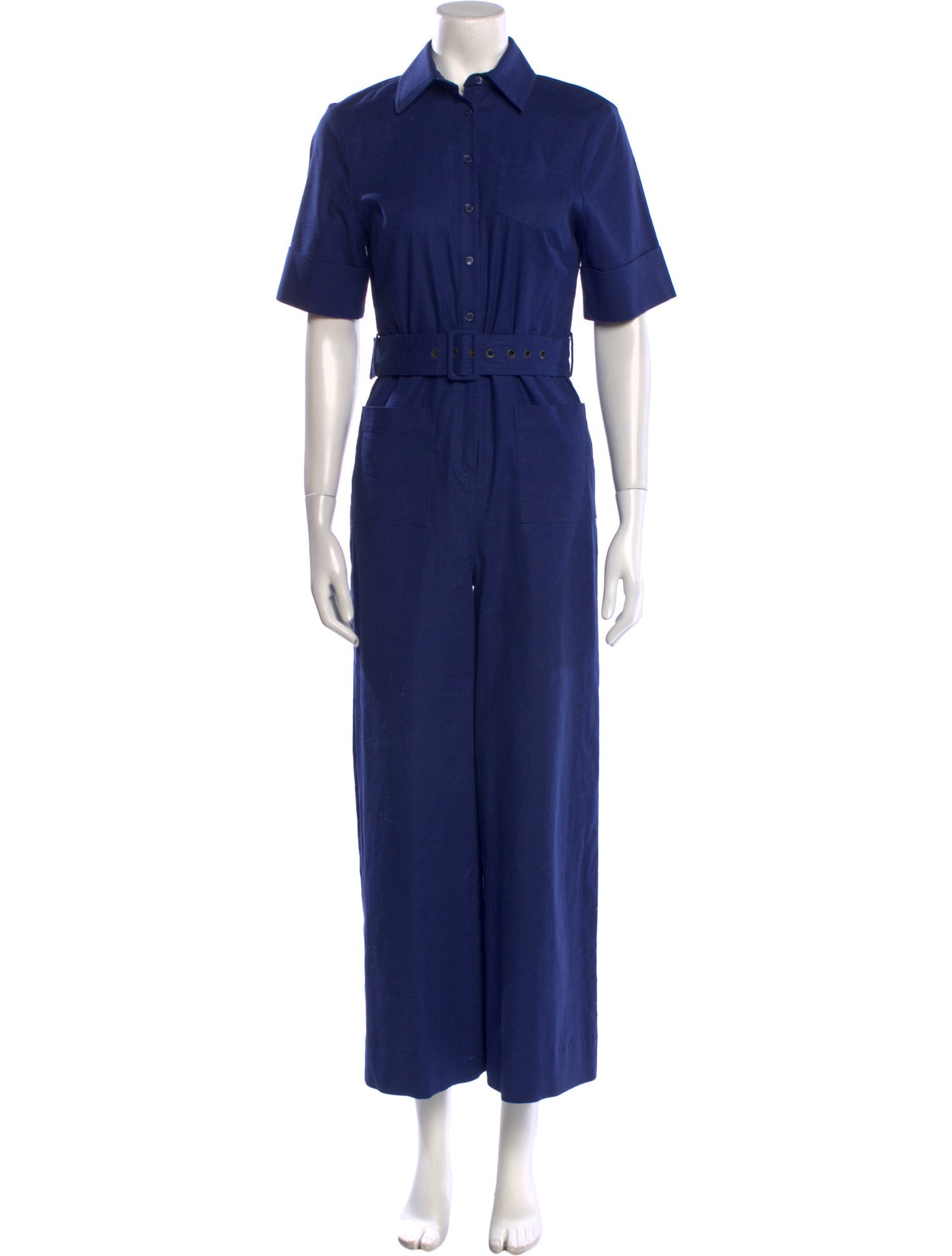 Staud Linen Jumpsuit