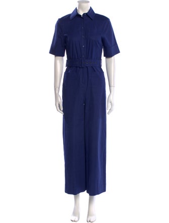 Staud Linen Jumpsuit